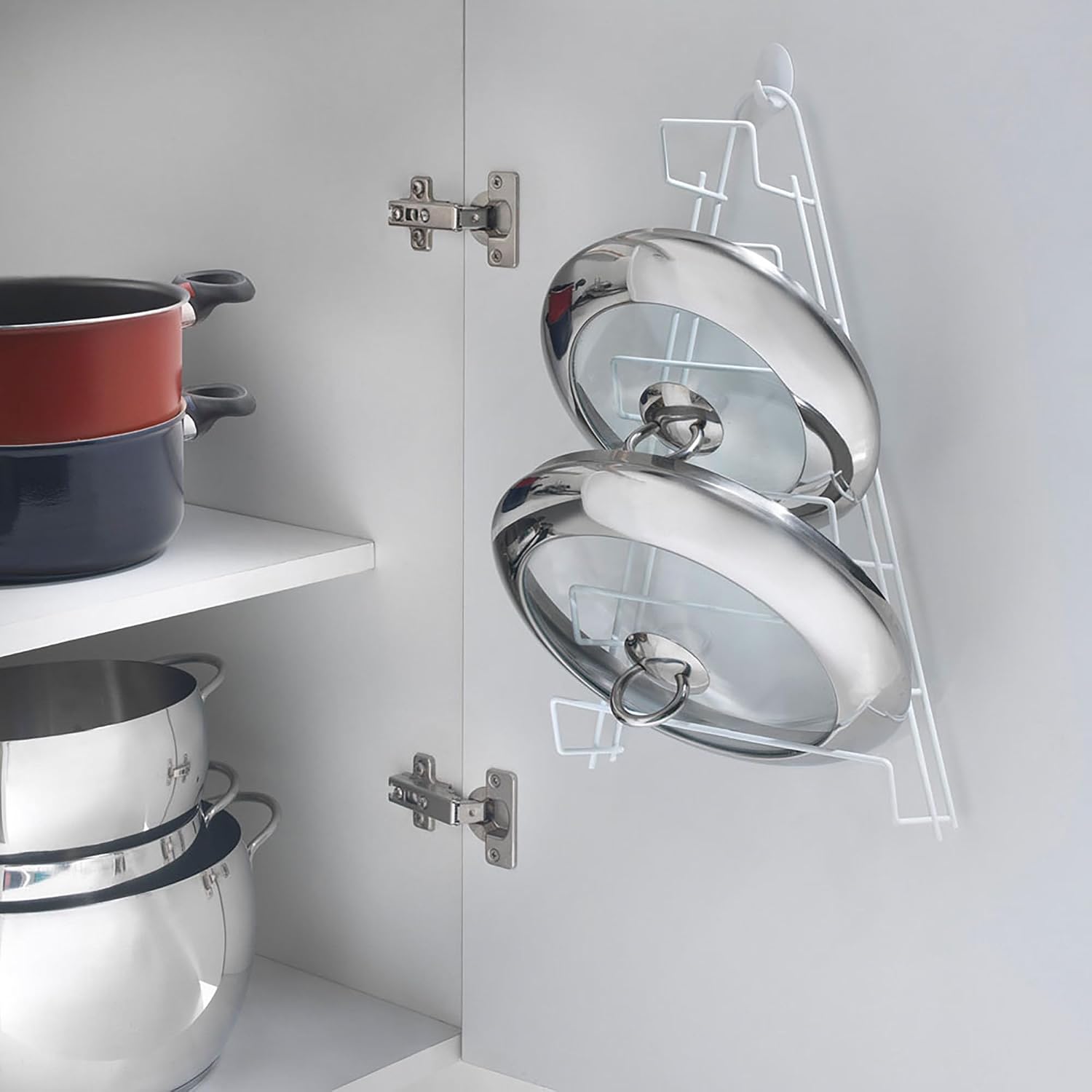 QUICKBOX Kiwi — Porte-couvercles 6 places blanc – Image 3
