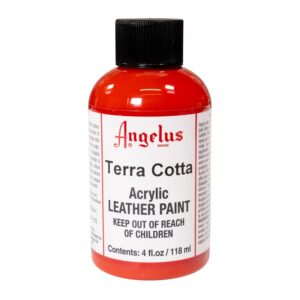ANGELUS — Peinture cuir acrylique Terra Cotta Red 4 Oz