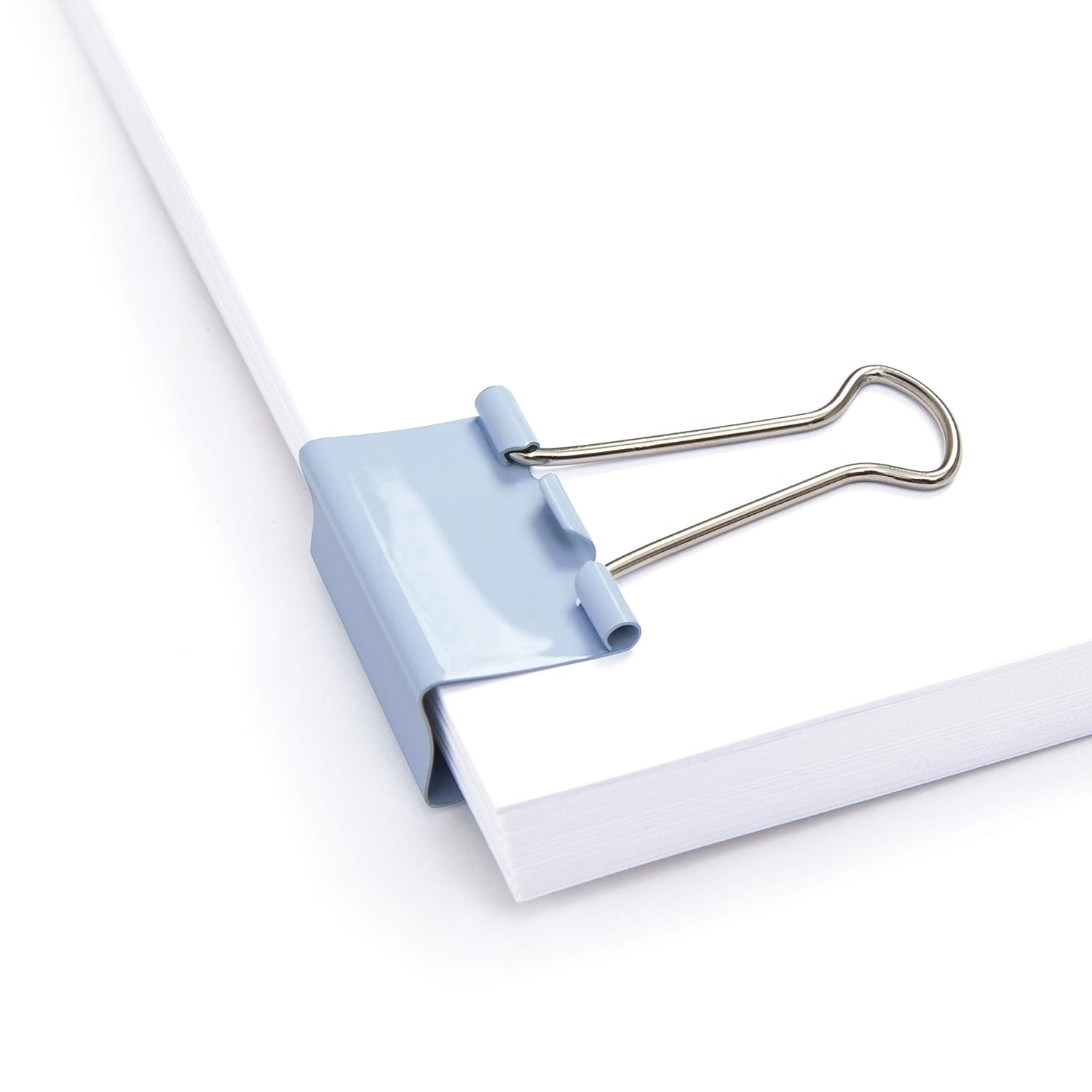 RAPESCO — Pinces double clip 19 mm bleu pastel x80 – Image 5