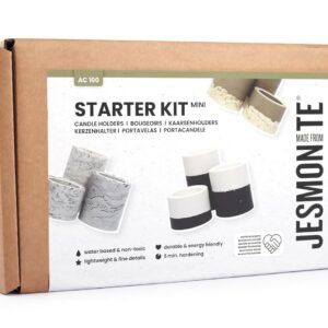 JESMONITE AC100 — Kit Débutant Bougeoirs 3 modèles
