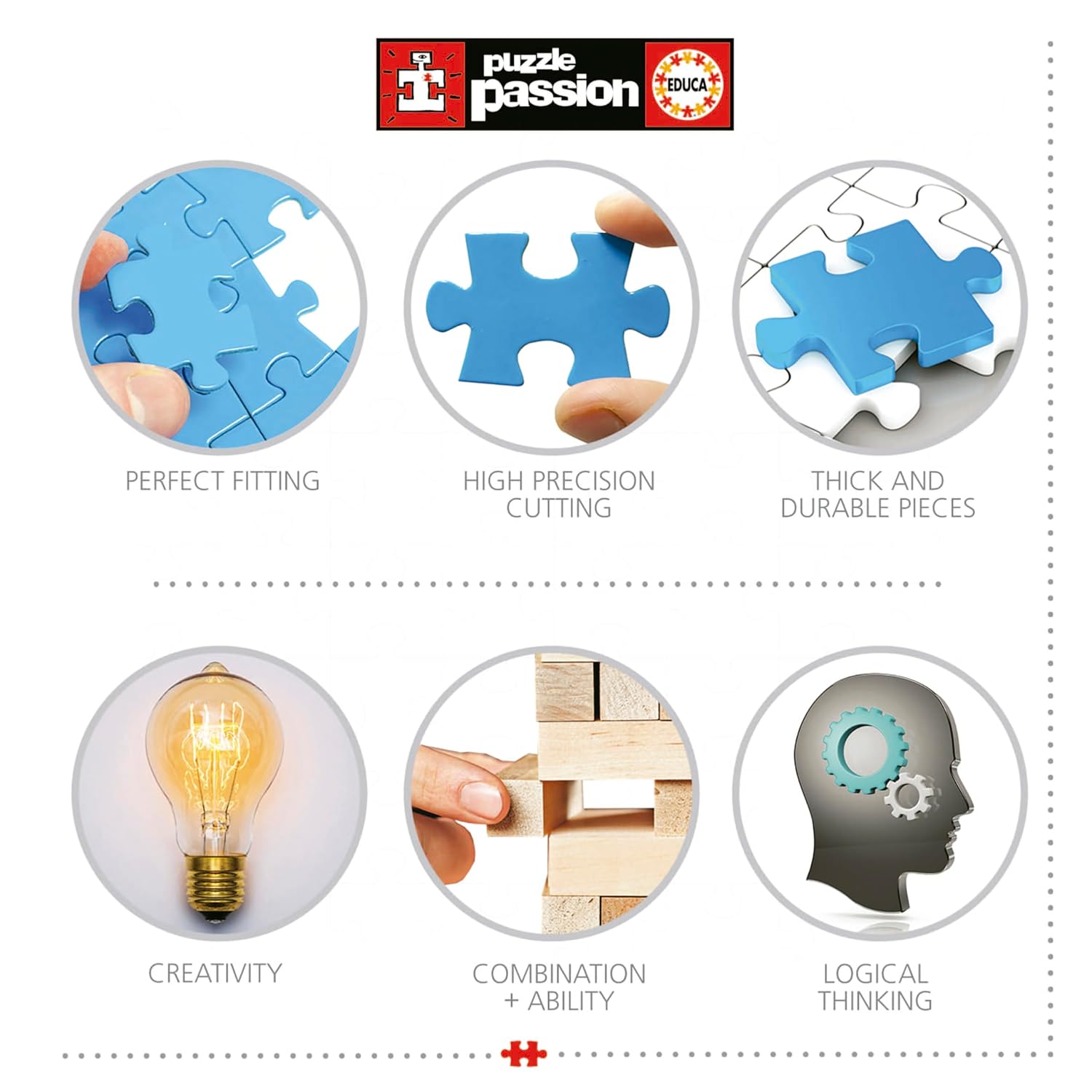 EDUCA — Puzzle 500 pièces La Folle Carte d'Europe – Image 5