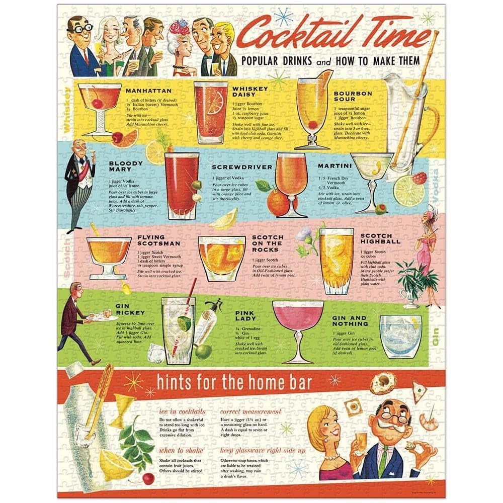 CAVALLINI — Puzzle 1000 pièces Vintage Cocktails – Image 2