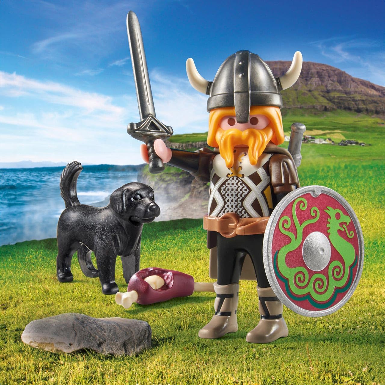 PLAYMOBIL Special Plus — Viking avec chien de garde – Image 3
