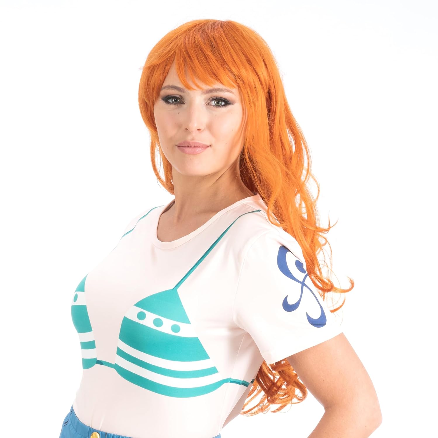 CHAKS — Perruque Nami femme cheveux orange longs