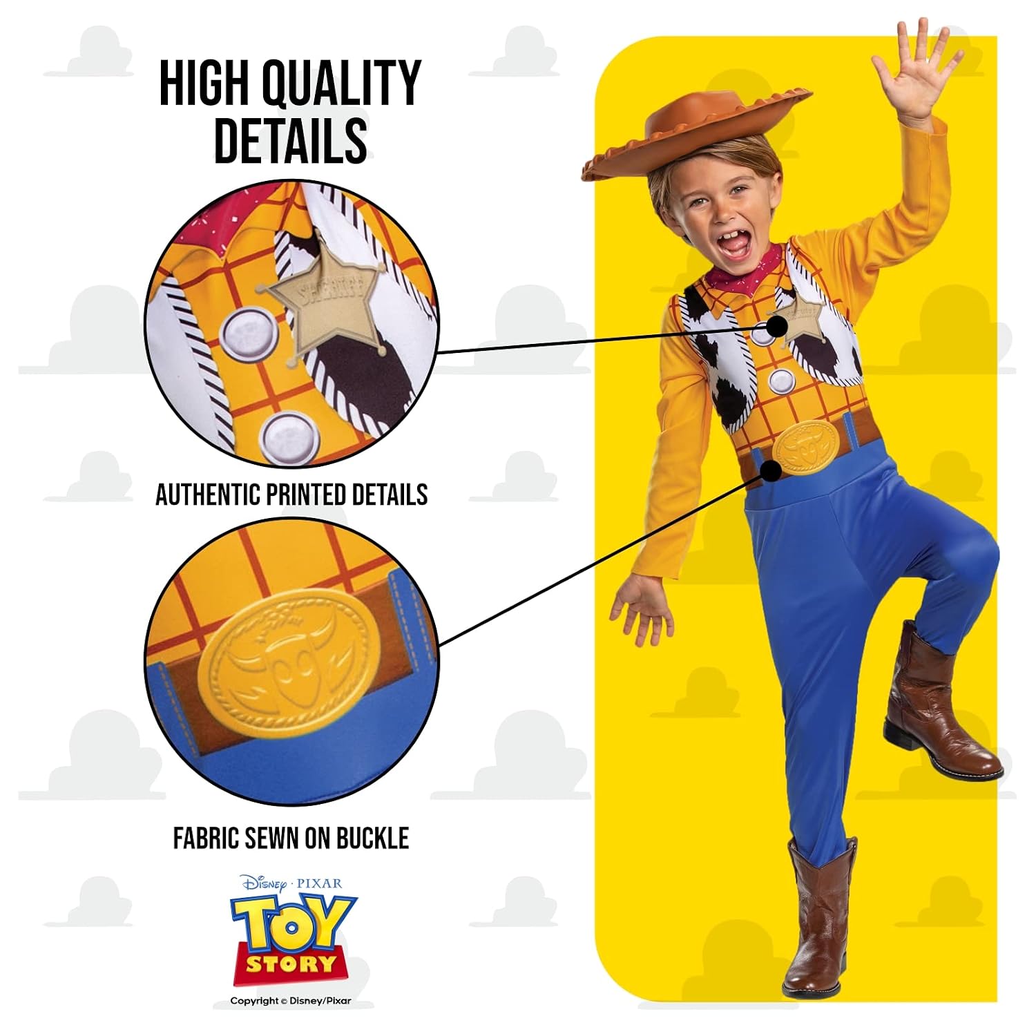 DISNEY Toy Story — Déguisement Woody enfant 5-6 ans – Image 29