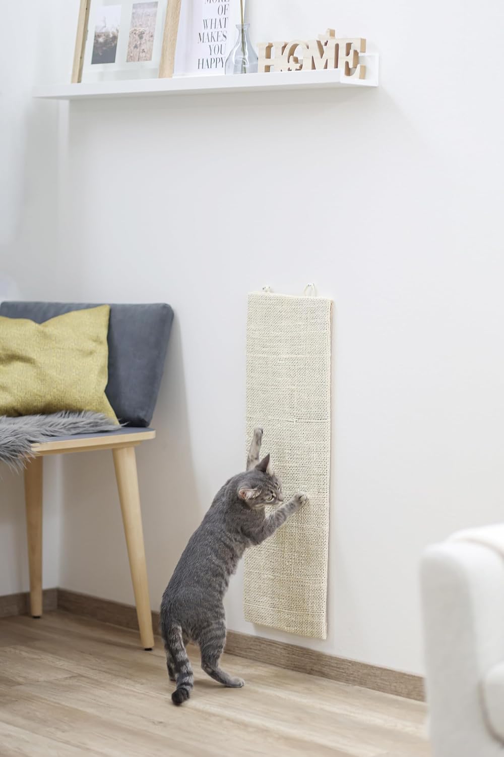 KERBL Kevin — Griffoir pour Chat 80 x 28 cm Beige – Image 2