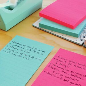 Alternative view of POST-IT Super Sticky — Notes autocollantes lignées 3 blocs 101x152 mm