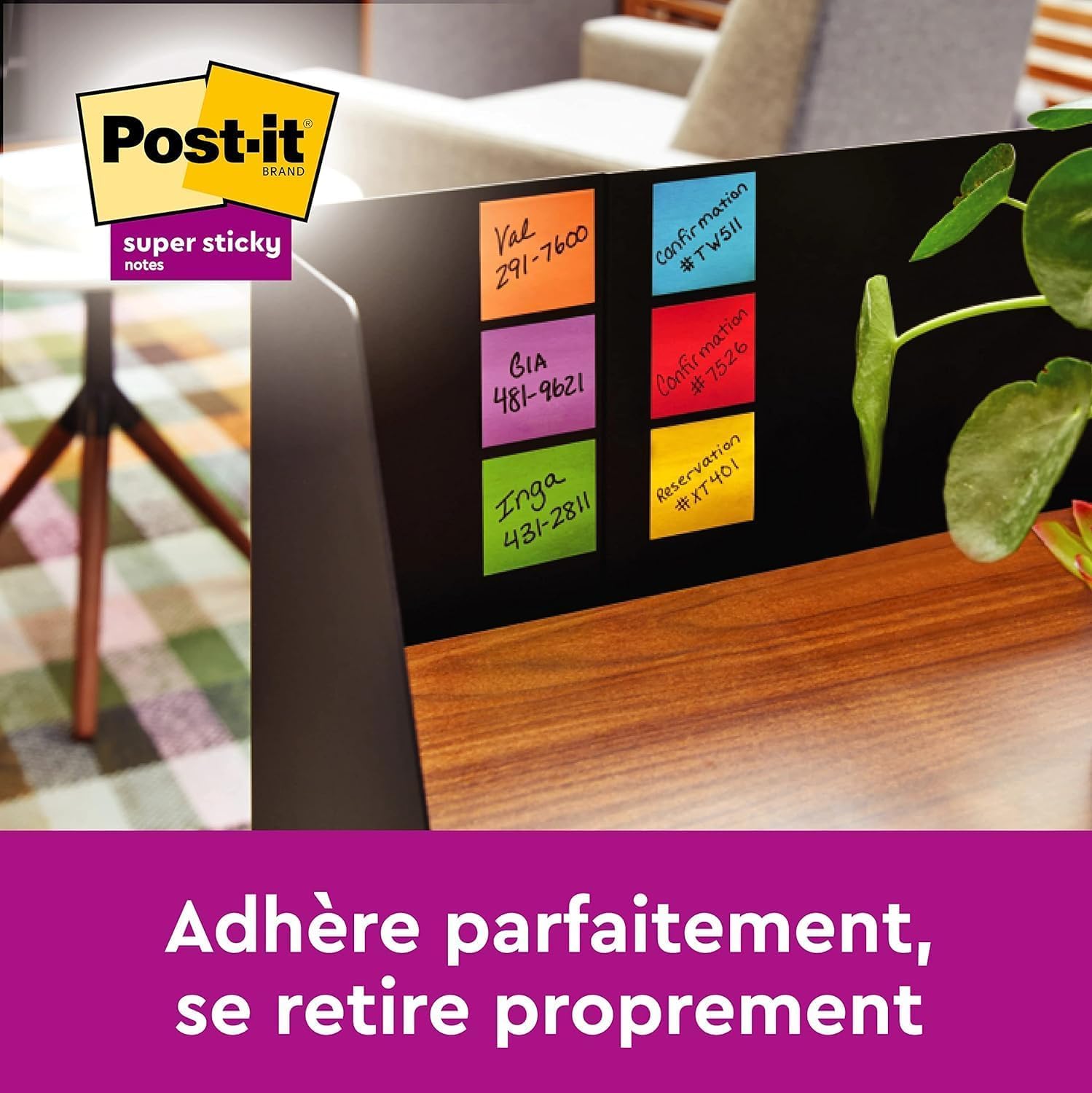 POST-IT Super Sticky — Pack de 5 Blocs 76 x 76 mm – Image 25
