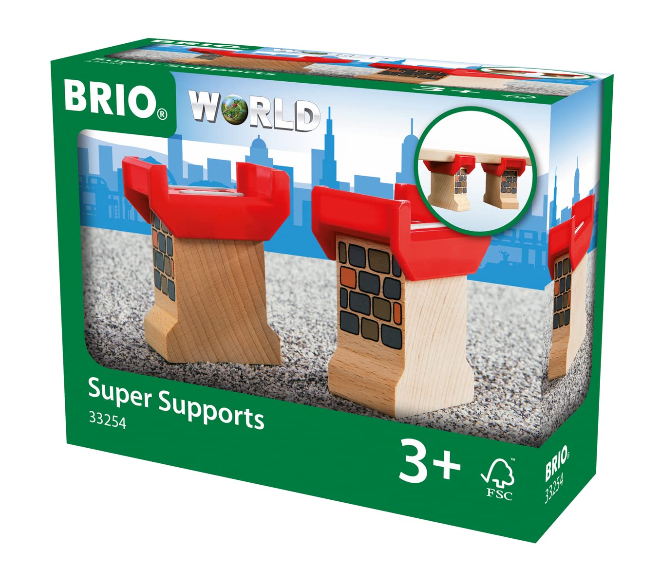BRIO World 33254 — Supports de Pont x2 pour Circuit en Bois – Image 7