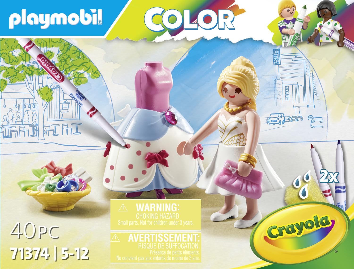 PLAYMOBIL Color 71374 — Tenues de soirée créatives – Image 4