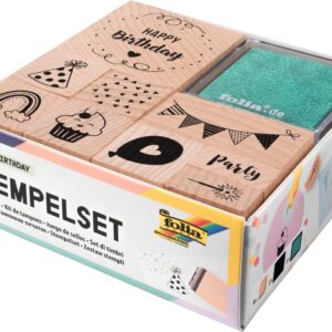 FOLIA — Ensemble de tampons multicolore