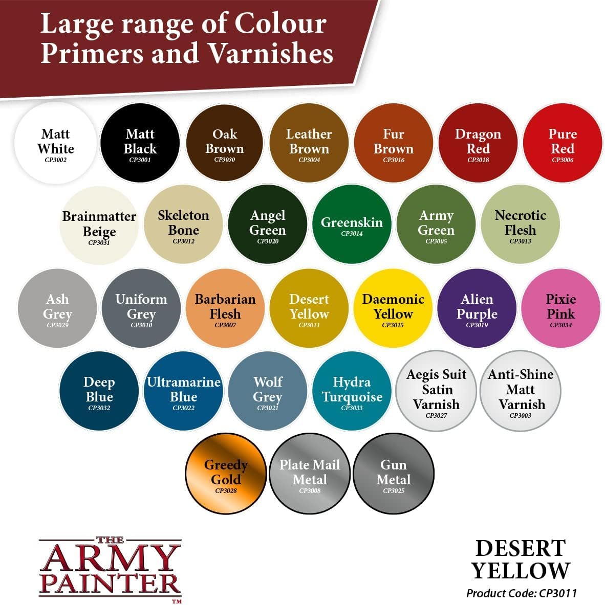 THE ARMY PAINTER — Spray acrylique Jaune Désert 400 ml – Image 5