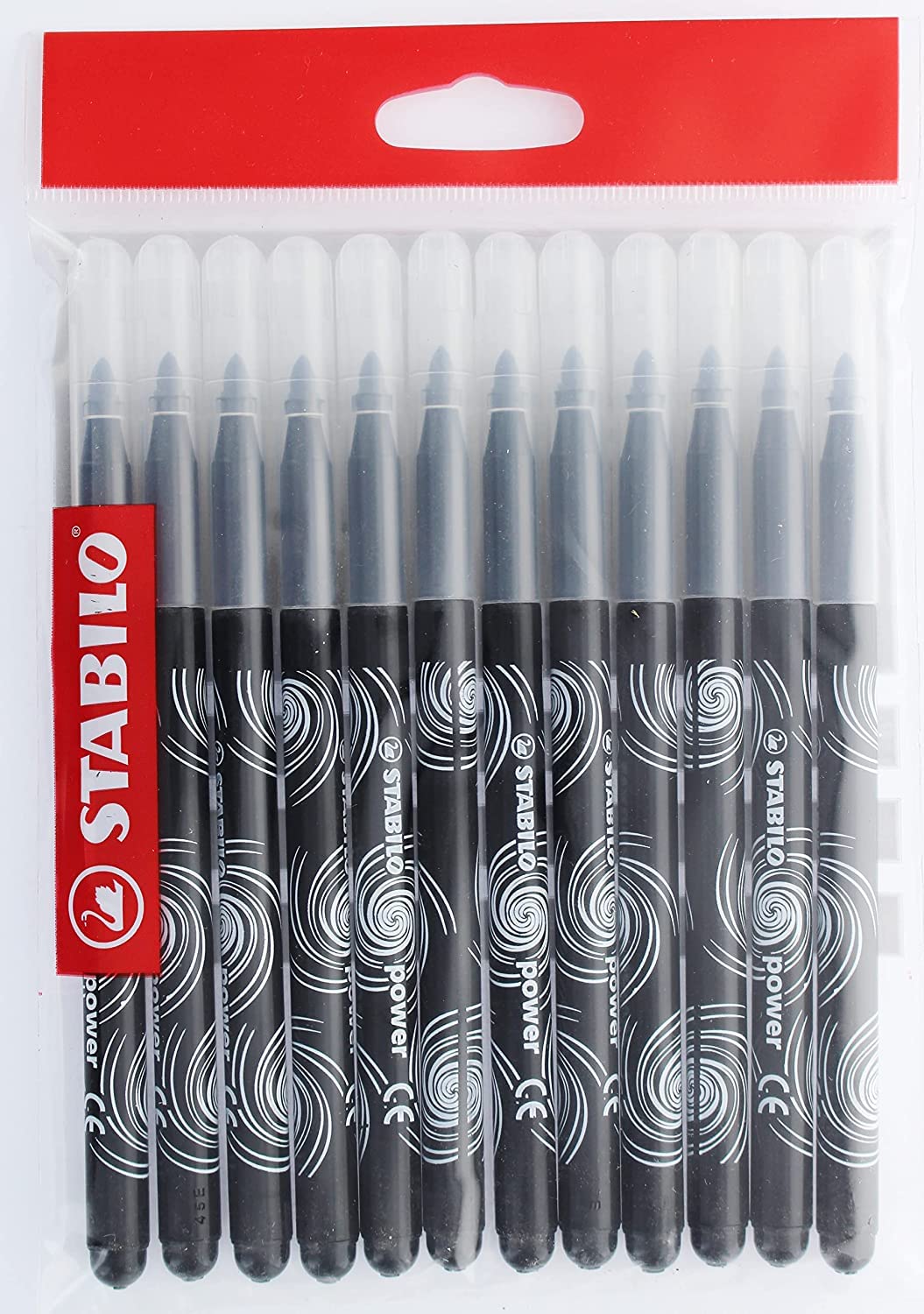 STABILO power — Feutre de coloriage recharge 12 noir