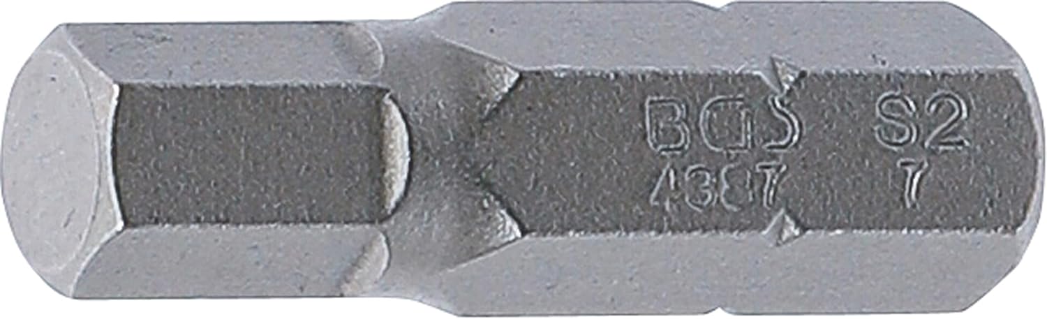 BGS 4387 — Embout six pans intérieurs 7 mm, longueur 30 mm