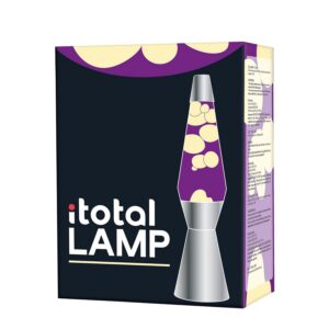 Alternative view of I-TOTAL — Lampe à lave rétro argent violet/jaune