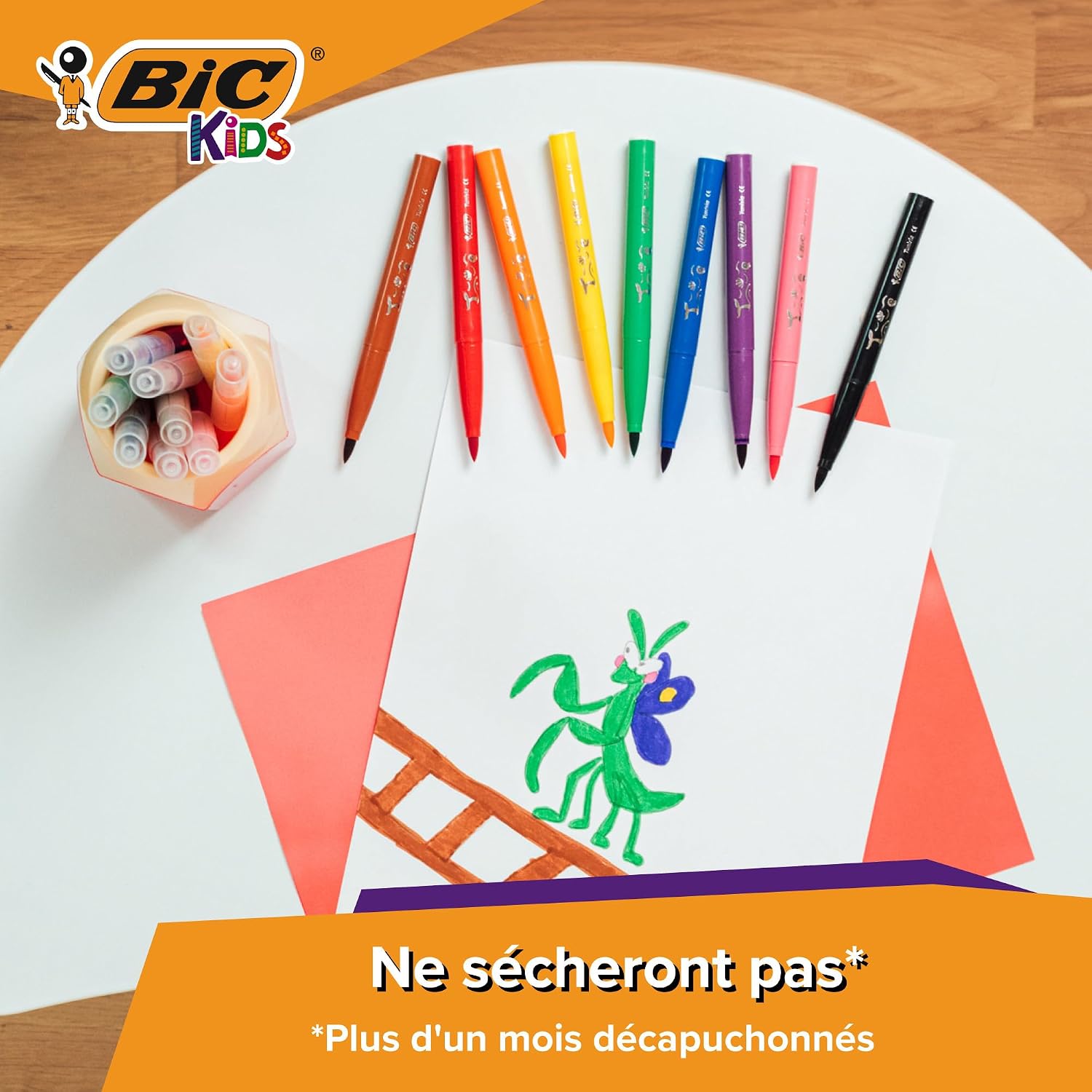 BIC Kids Visaquarelle — Feutres de Coloriage Lavables x18 – Image 11
