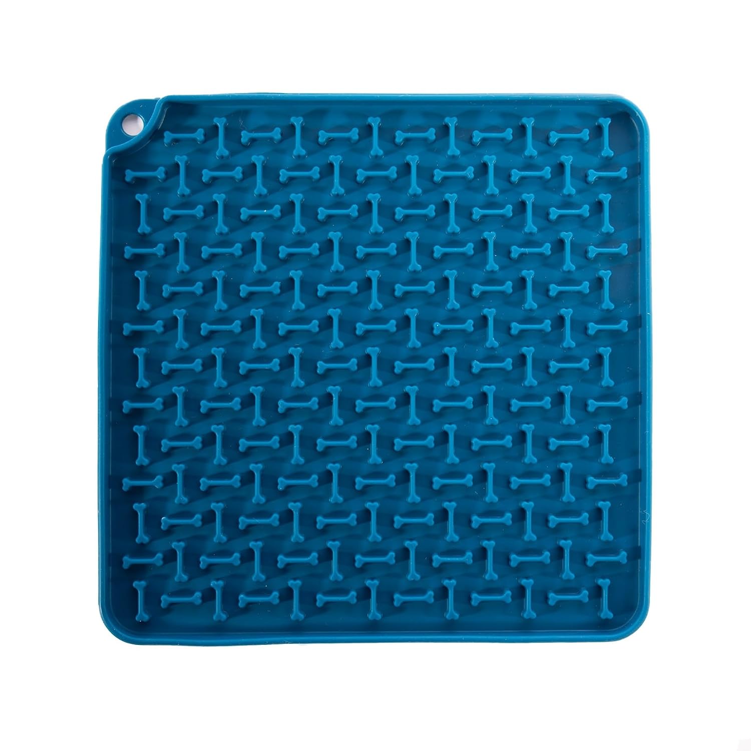 Tapis de Léchage — Carré 20 cm avec Ventouse Bleu – Image 8