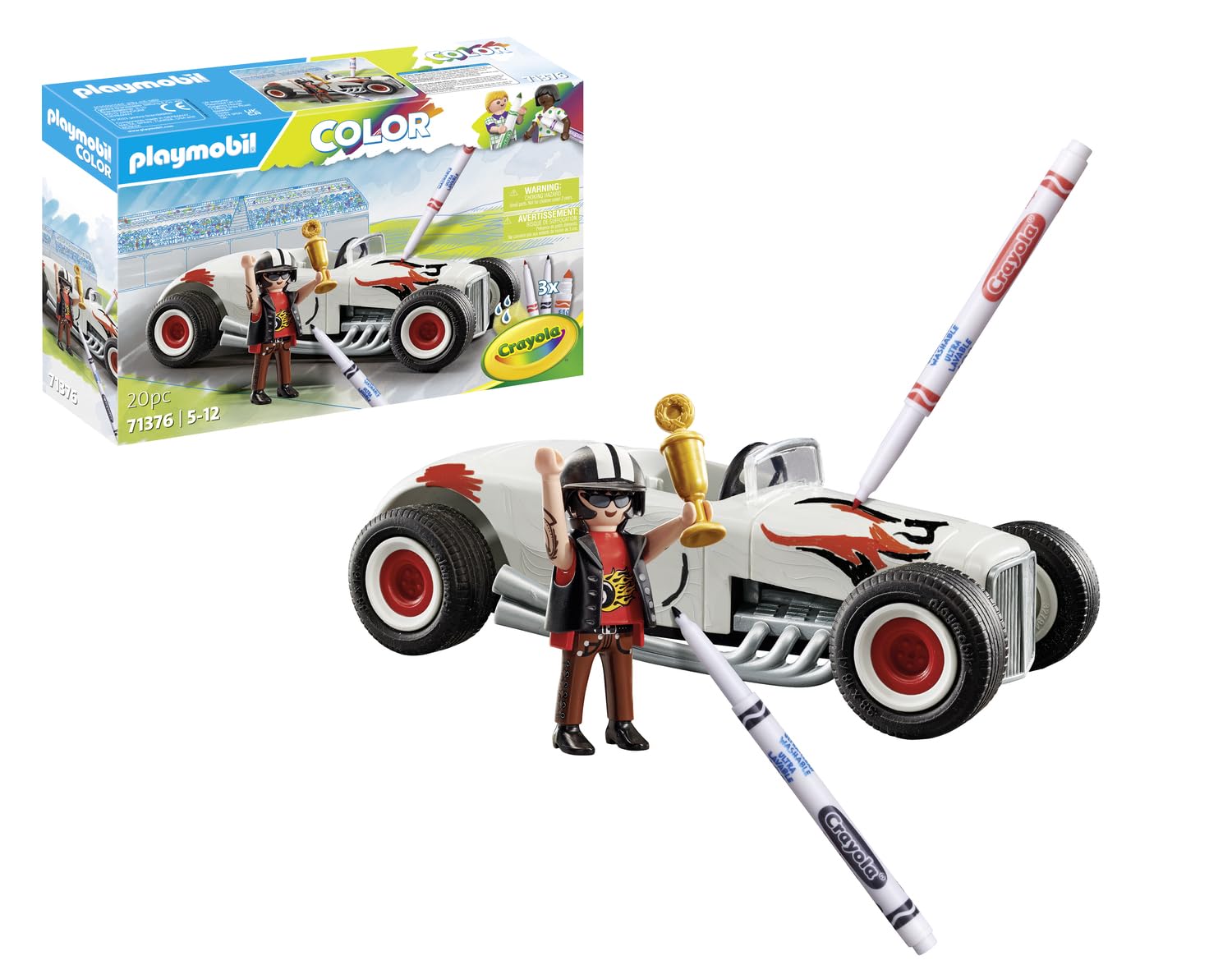 PLAYMOBIL Color 71376 — Voiture de Course à colorier – Image 10