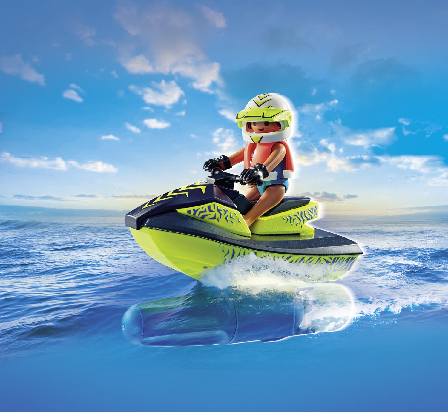 PLAYMOBIL 71464 — Bateau de pompier et scooter des mers – Image 6