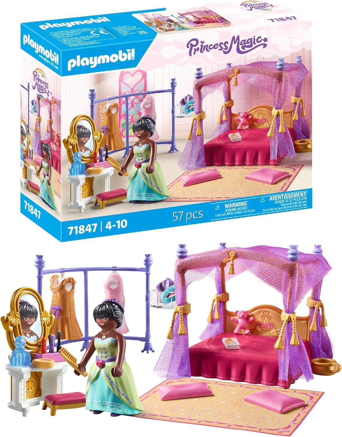 PLAYMOBIL — Chambre de Princesse avec Lit à Baldaquin – Image 37