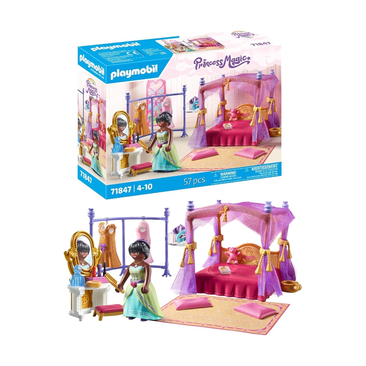 PLAYMOBIL — Chambre de Princesse avec Lit à Baldaquin