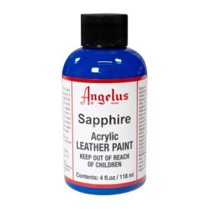 ANGELUS — Peinture acrylique pour cuir Sapphire 4 Oz