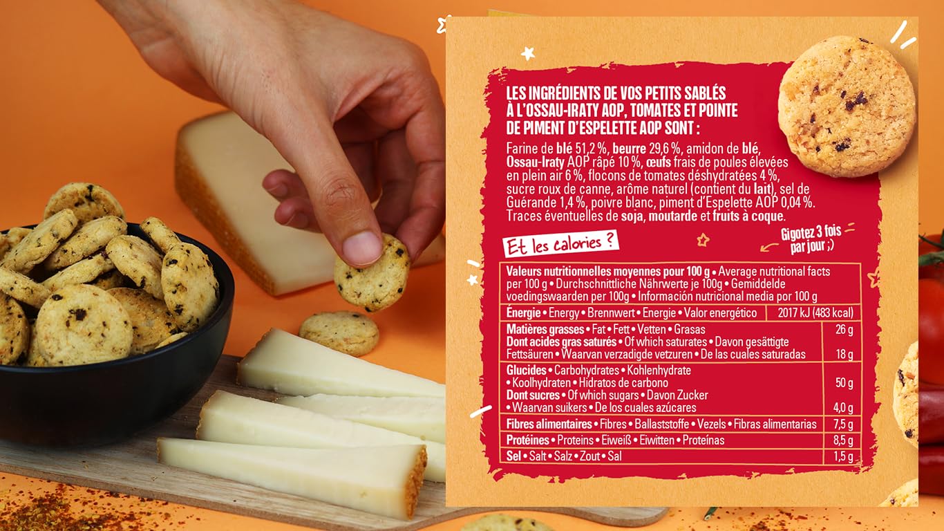 MICHELIN — Sablés salés Ossau-Iraty AOP, tomate & piment – Image 4