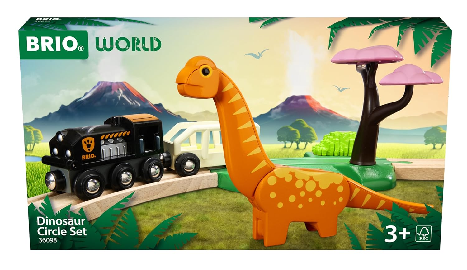 BRIO World — Coffret Circuit Dinosaure 12 pièces – Image 10