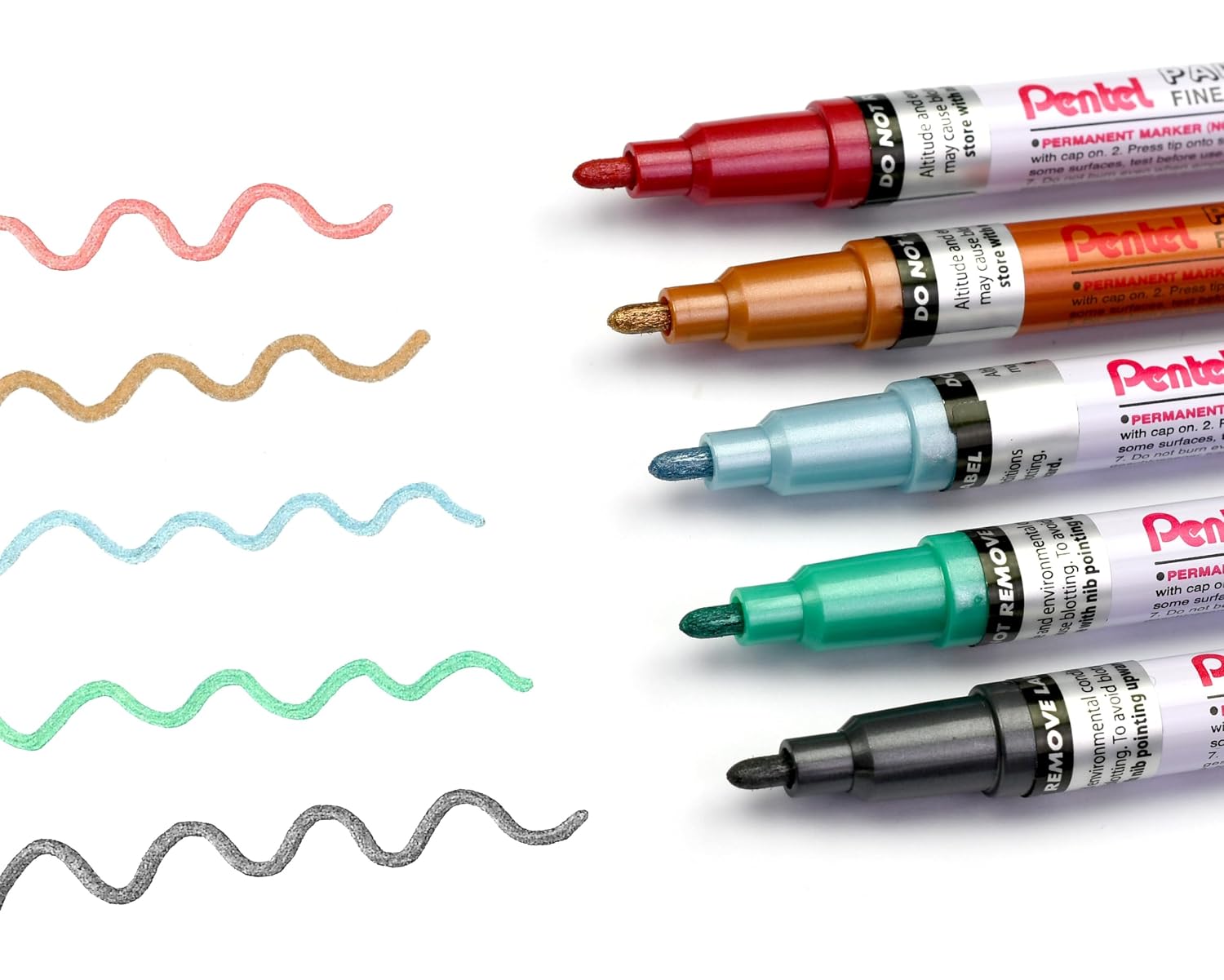 PENTEL Paint Marker — Marqueur peinture rouge nacré – Image 5