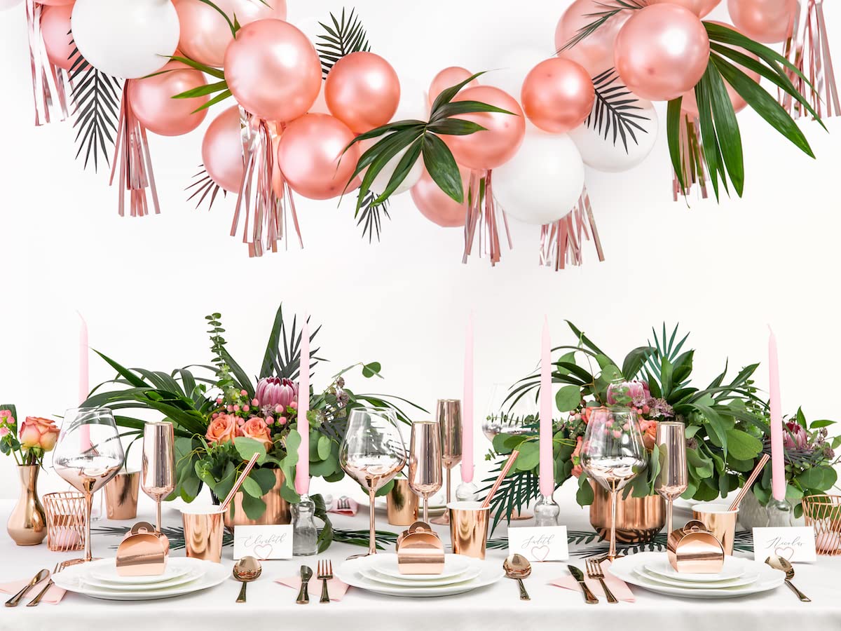 PARTYDECO — Lot de 10 bougies de table rose clair 24 cm – Image 25