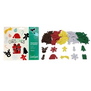 SODERTEX — Pack de 150 Gommettes en Feutrine Noël