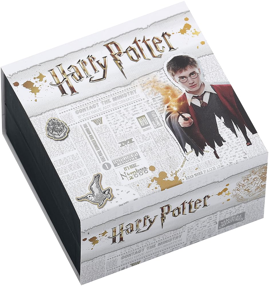 HARRY POTTER — Set de boucles d'oreilles Vif d'Or argentées – Image 7