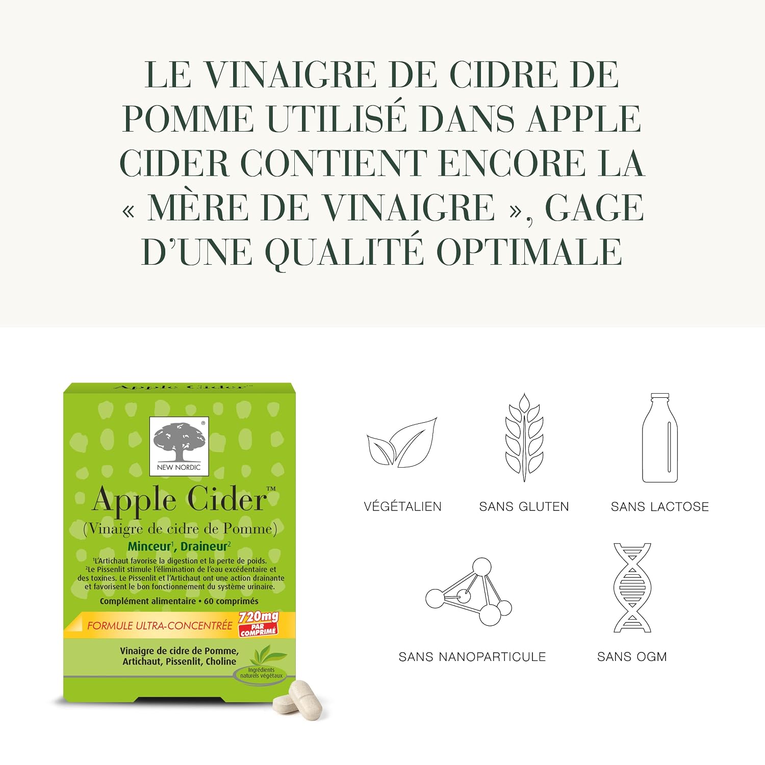 NEW NORDIC Apple Cider — Complément Alimentaire 60 Comprimés – Image 11
