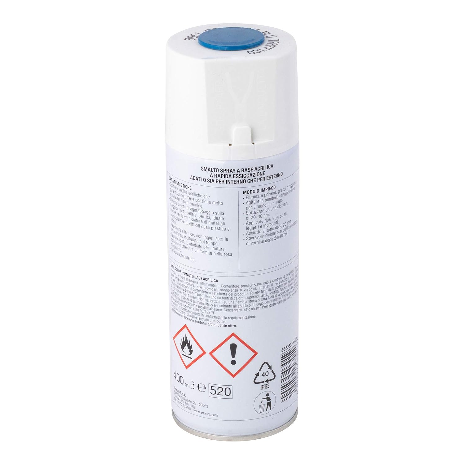 AREXONS — Aérosol Vernis Mat Bleu 400 ml – Image 3
