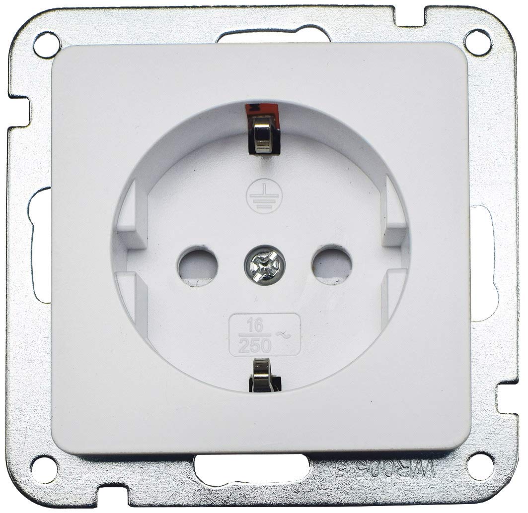 MILOS — Prise encastrée 250 V 16 A blanche – Image 6