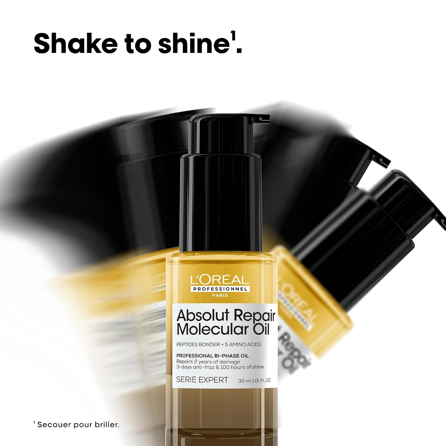 L'OREAL PROFESSIONNEL Absolut Repair Molecular — Huile cheveux 30 ml – Image 4