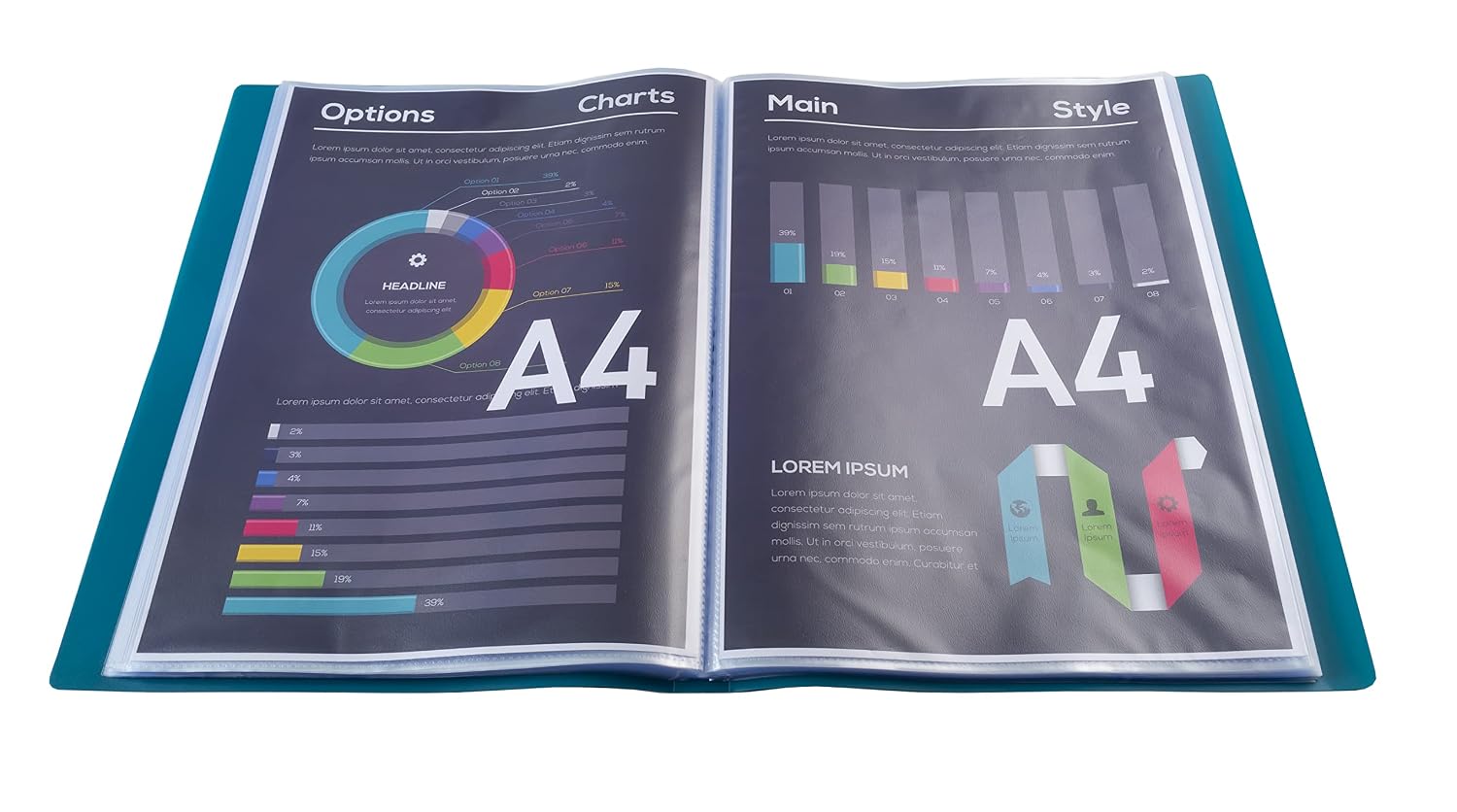 EXACOMPTA OPAK — Protège-documents A4 200 vues vert foncé – Image 29