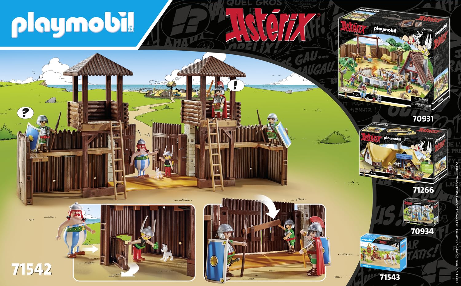 PLAYMOBIL Astérix 71542 — Camp des Romains 6 personnages – Image 11