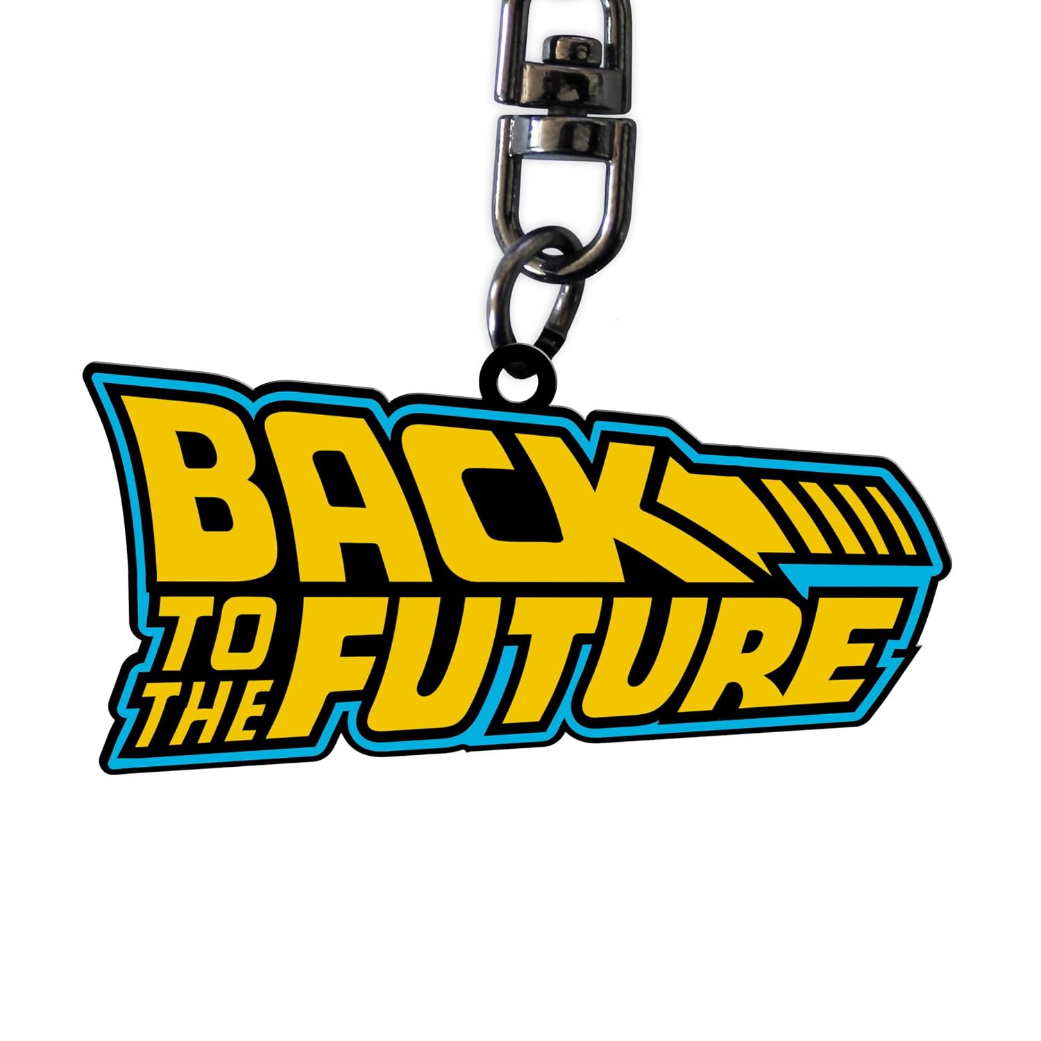 ABYSTYLE — Porte-clés Retour vers le futur logo métallique
