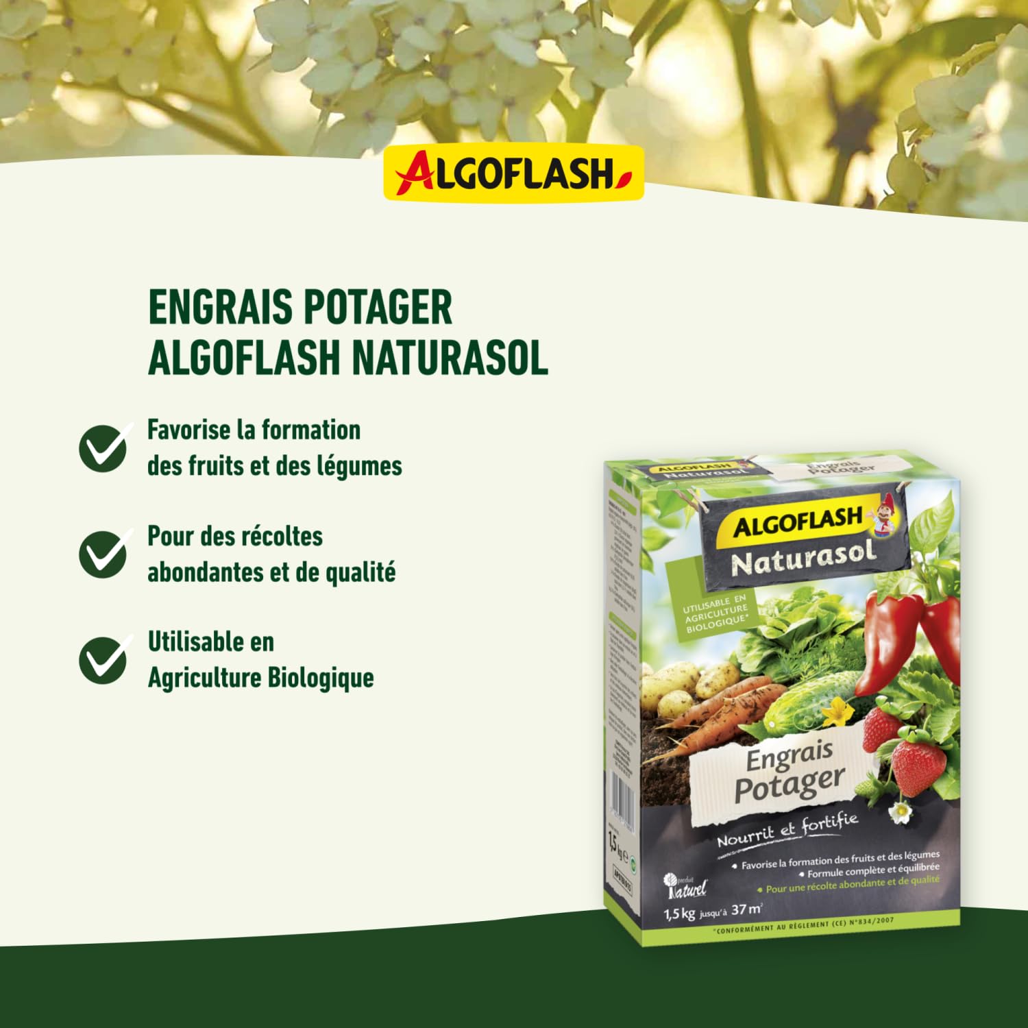 ALGOFLASH NATURASOL — Engrais Potager 1,5 kg – Image 9
