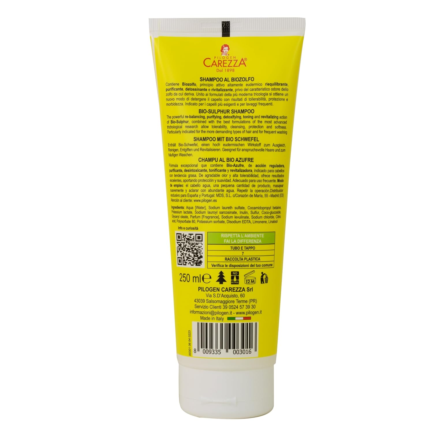 TABIANO — Shampooing au bio soufre 250 ml – Image 4