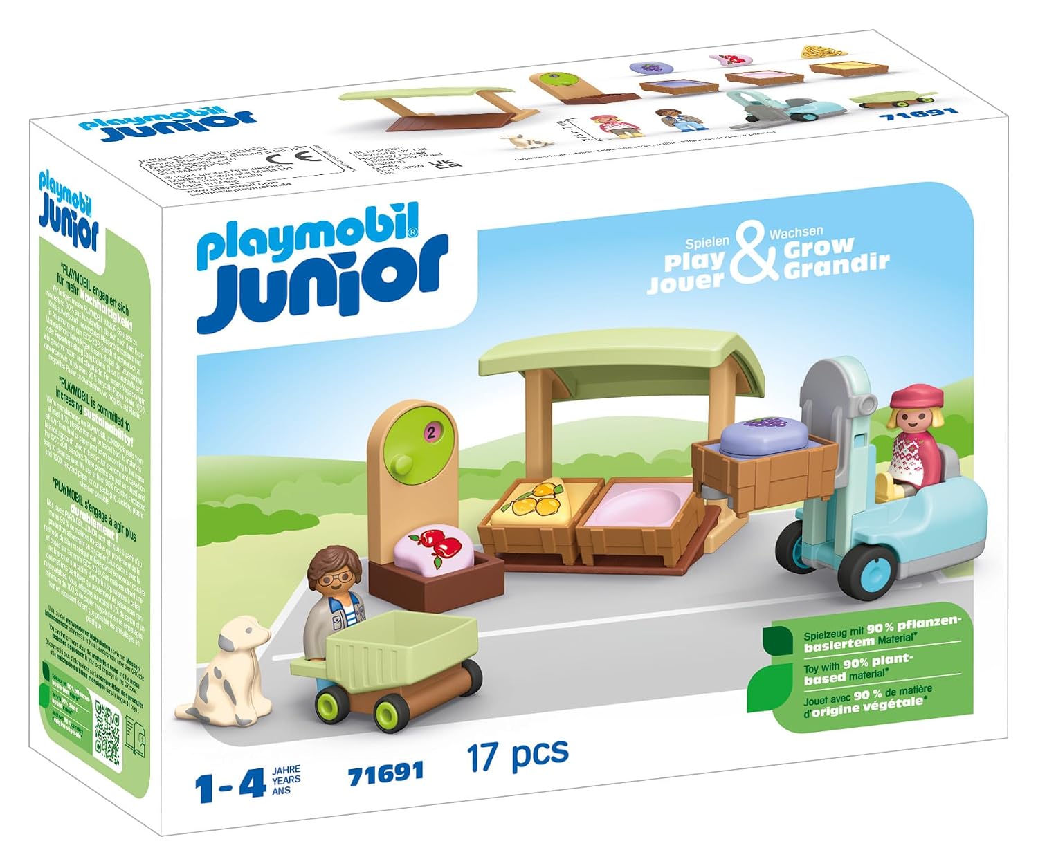 PLAYMOBIL Junior 71691 — Étal de Fruits et Légumes Bio – Image 2