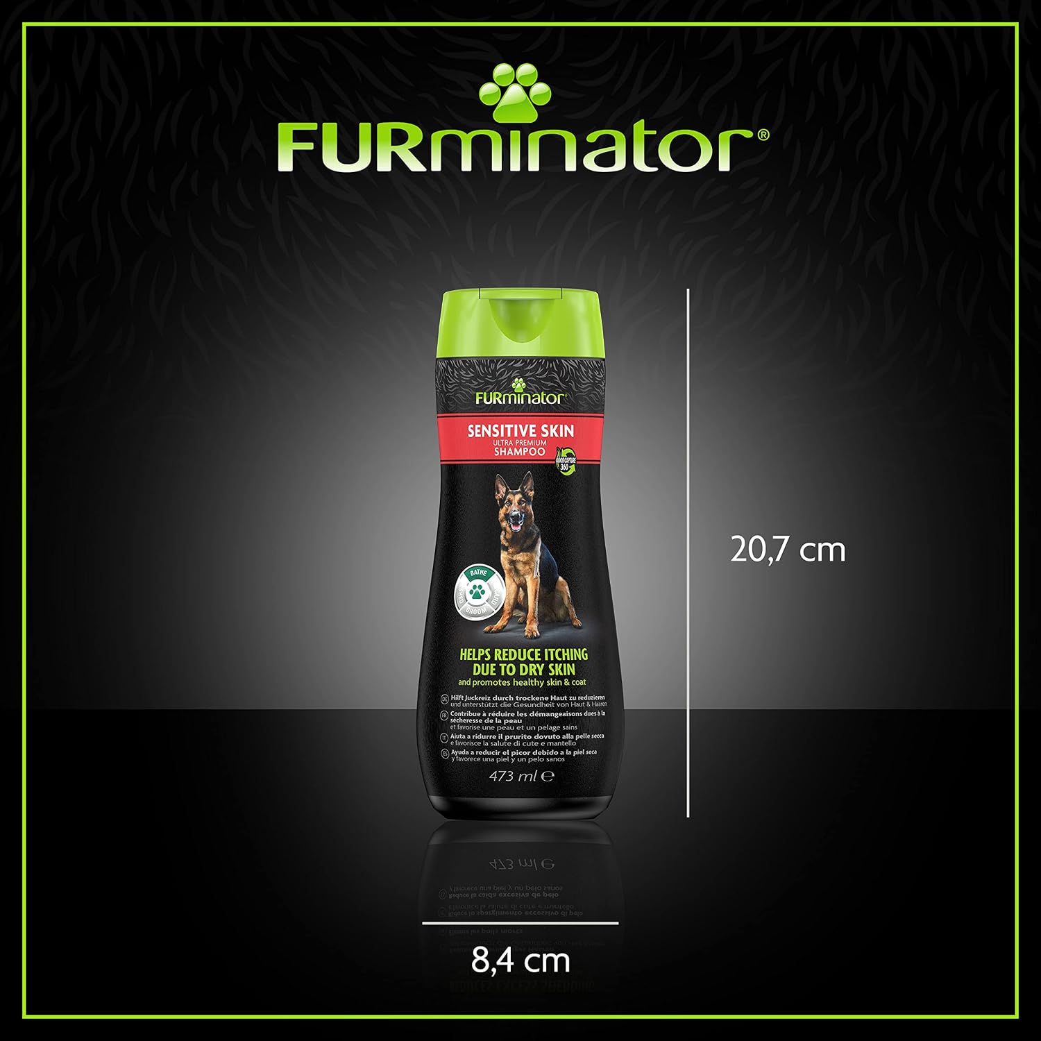 FUR — Shampooing Peau Sensible pour Chien 473ml – Image 15