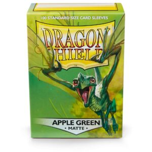 DRAGON SHIELD — 100 Protège-cartes Standard Vert mat