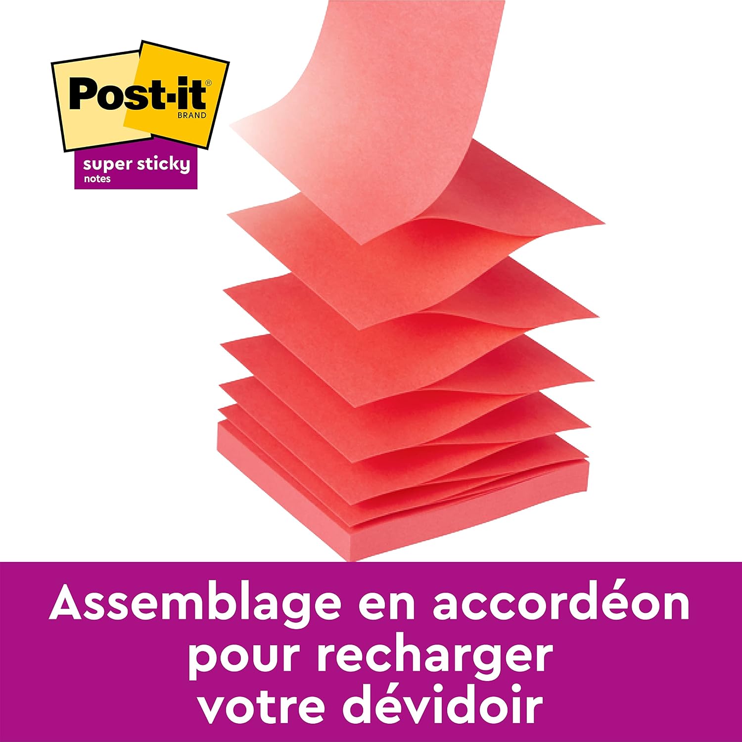 POST-IT Z-Notes Super Sticky — Pack 12 Blocs 76 x 76 mm – Image 56