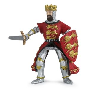 PAPO — Figurine Roi Richard Rouge réaliste 3 ans +