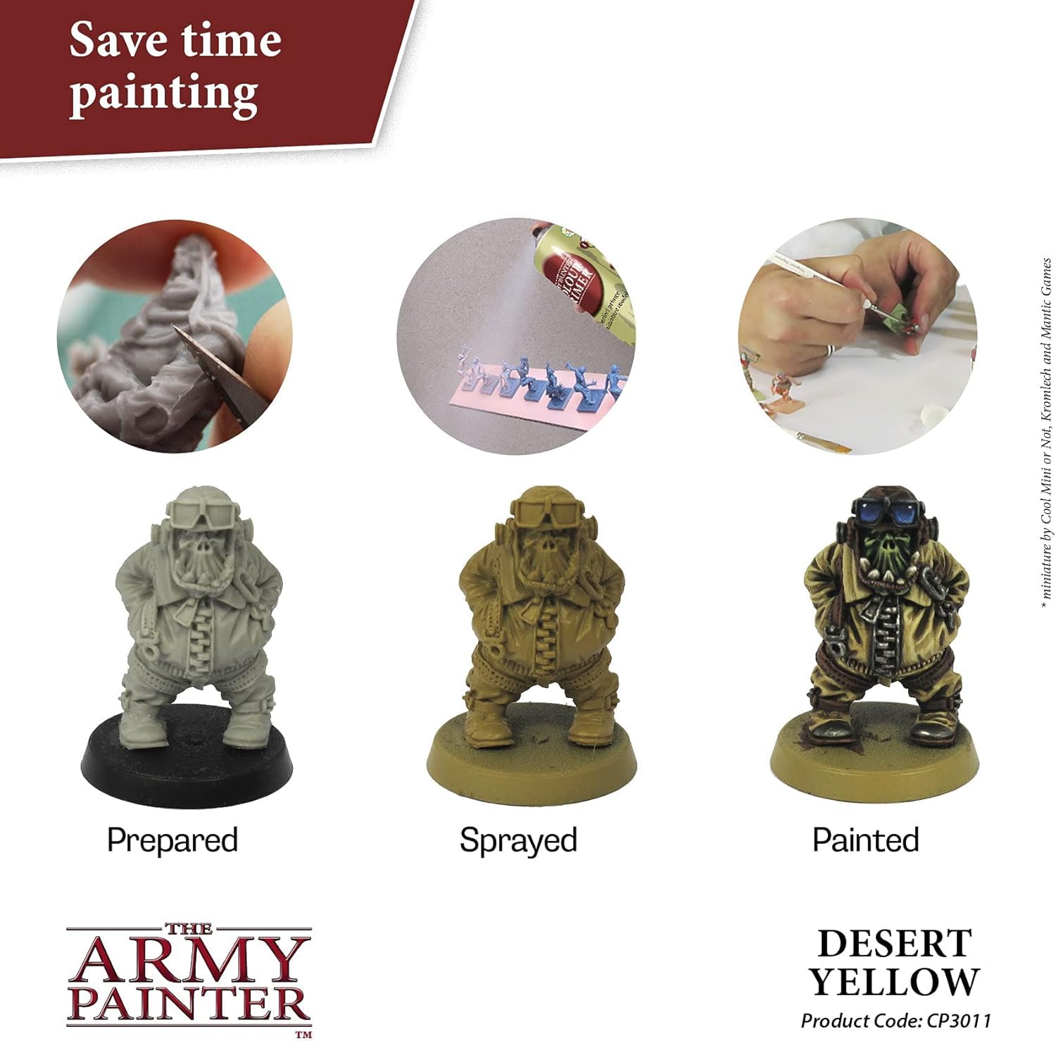 THE ARMY PAINTER — Spray acrylique Jaune Désert 400 ml – Image 18