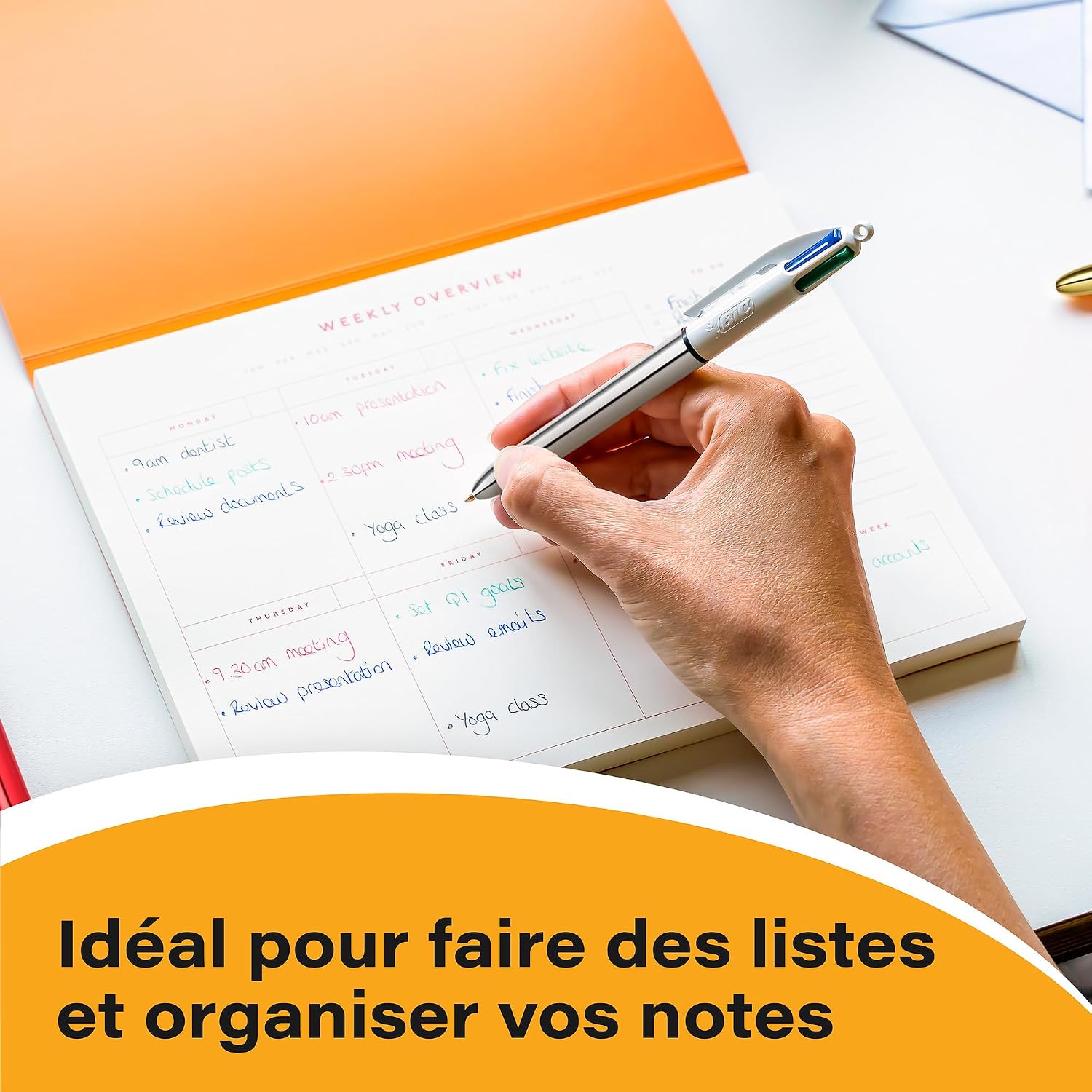 BIC 4 Couleurs Shine — Boîte de 12 Stylos-Bille 1,0 mm – Image 7