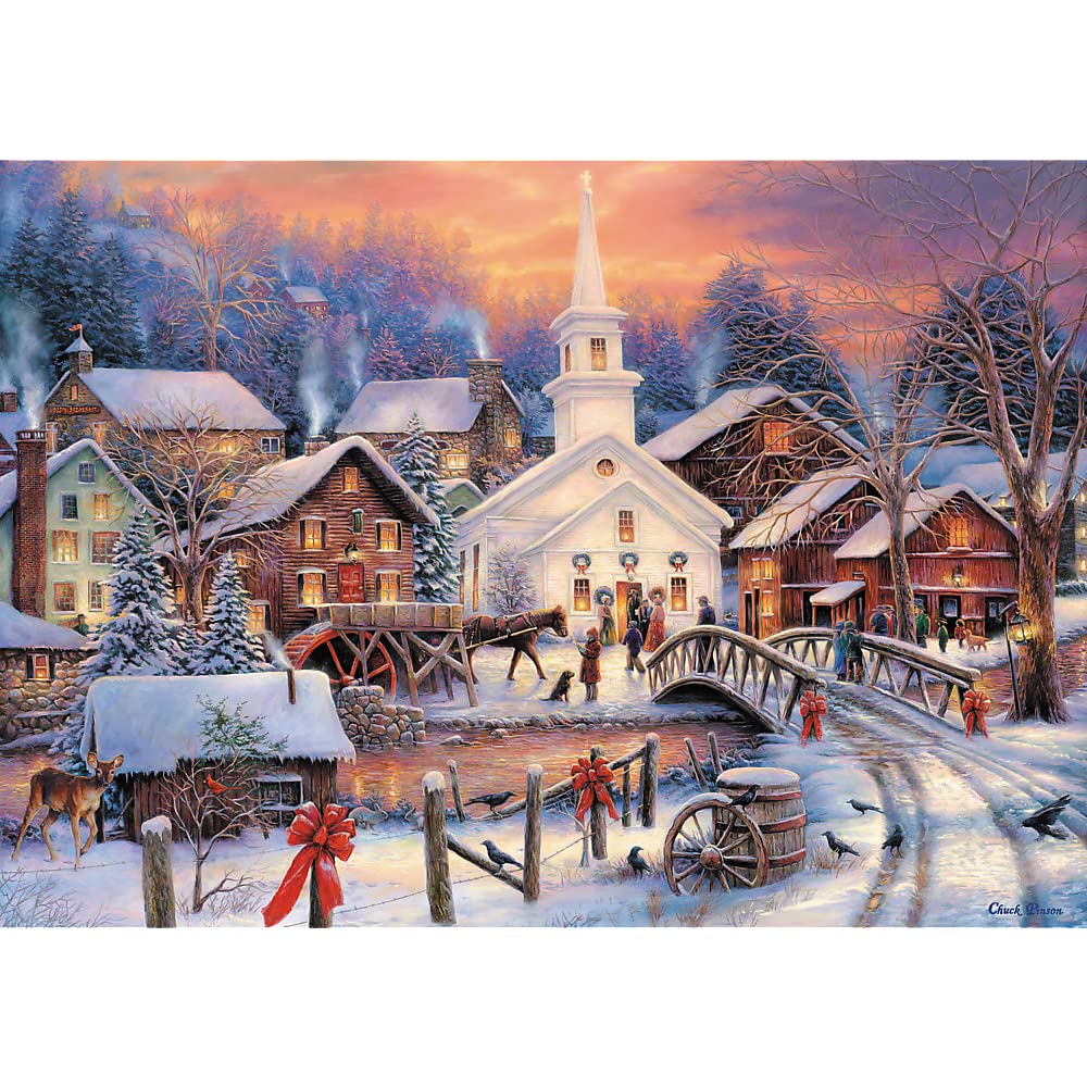TREFL — Puzzle 1000 Pièces Vue sur la Ville de Noël – Image 10