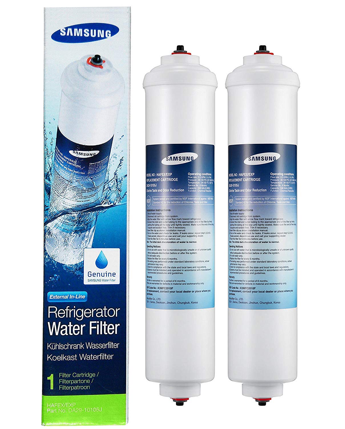 Samsung DA29-10105J Filtres à Eau Externe pour Réfrigérateur, Lot de 2 – Image 8